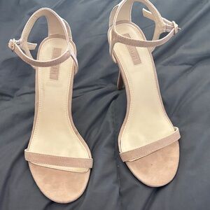 Forever 21 Blush Strappy Heels